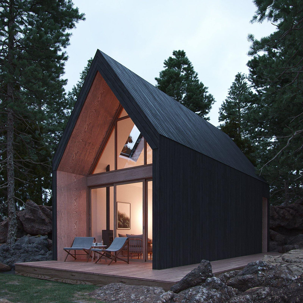 Alpine Modern Cabin